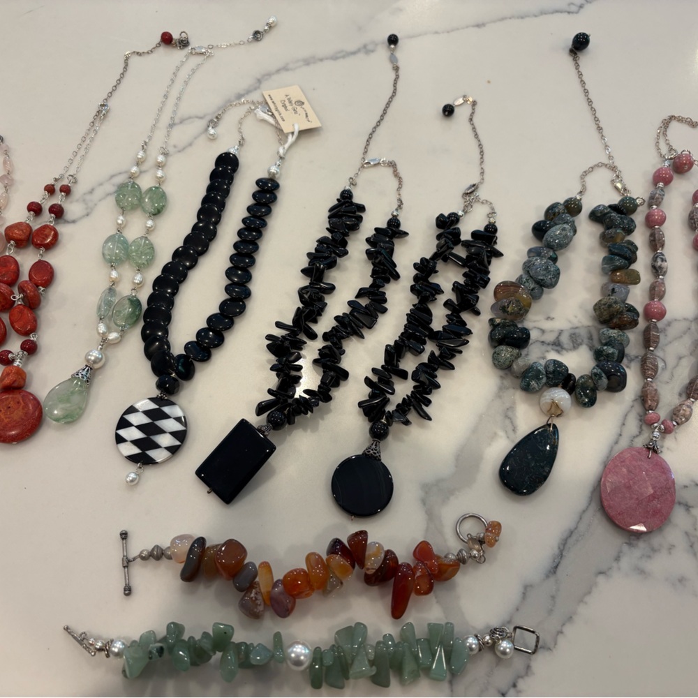 NEW BUNDLE: various handmade necklaces and bracelets- can be sold individually